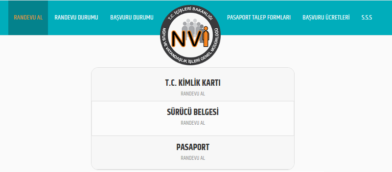 NVİ randevu iptali
