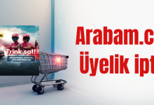 Arabam.com Üyelik iptali