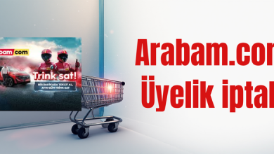Arabam.com Üyelik iptali