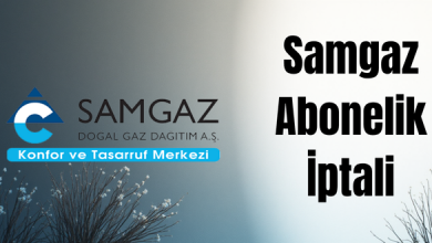 samgaz abonelik iptal